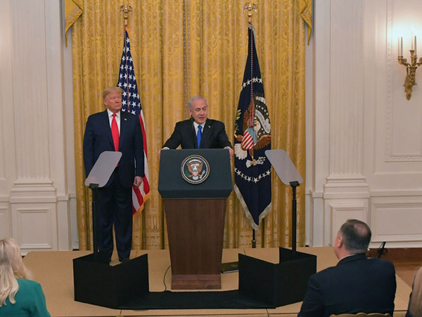 Präsident Donald Trump und Premierminister Benjamin Netanyahu im Weißen Haus